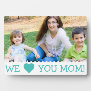 Plaque Photo Nous t'aimons Maman Personnalisée