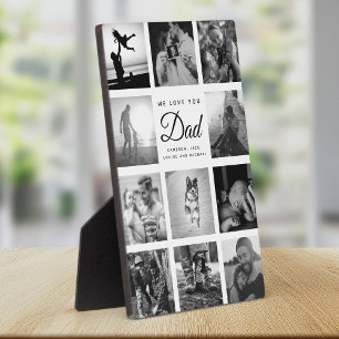 Plaque Photo Nous vous aimons DAD Moderne Fête des pères élégan