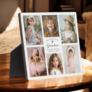 Plaque Photo Nous vous aimons Grand-mère Collage de photos souv