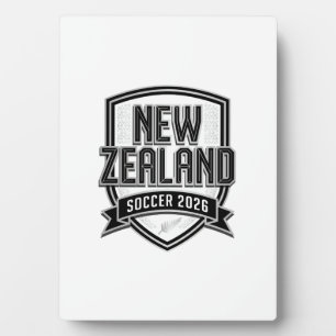 Plaque Photo Nouvelle-Zélande Football 2026 Football Gras Pays