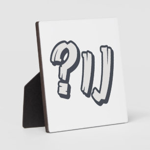 Plaque Photo "NU ?" yiddish - L'expression juive parfaite