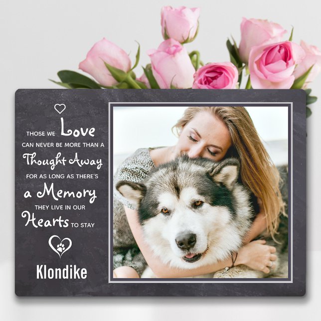 Plaque Photo Objet-souvenir à la mémoire d'un animal de compagn (Créateur téléchargé)