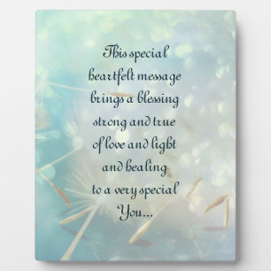 Plaque Photo Obtenez un poème bien