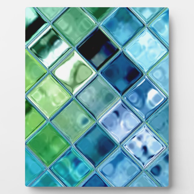 Plaque Photo Ocean Teal Glass (Devant)