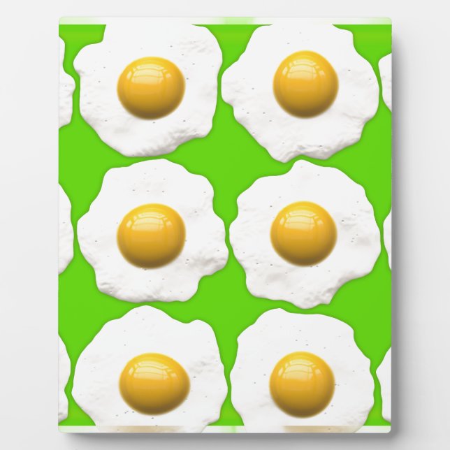 Plaque Photo oeufs verts (Devant)