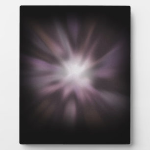 Plaque Photo Oeuvre d'éclatement cosmique