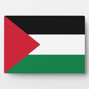 Plaque Photo officiellement le drapeau de l'État de Palestine