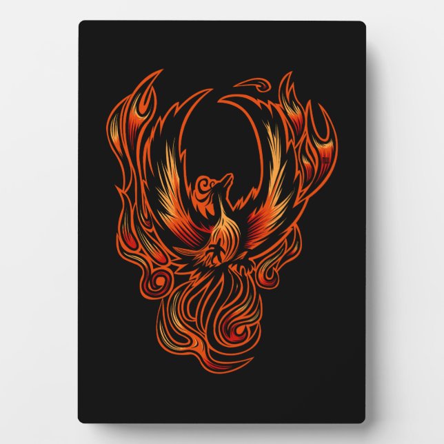 Plaque Photo Oiseau De Feu (Devant)