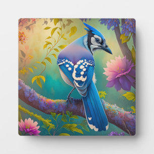 Plaque Photo Oiseaux Fantastiques Geai Bleu