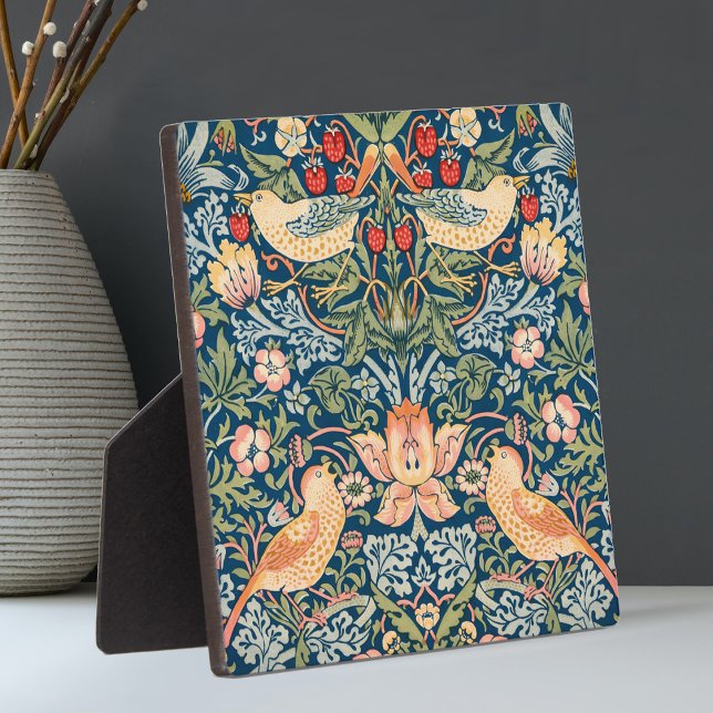 Plaque Photo Oiseaux mignons, Thief fraise Art Vintage (Créateur téléchargé)