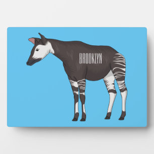Plaque Photo Okapi