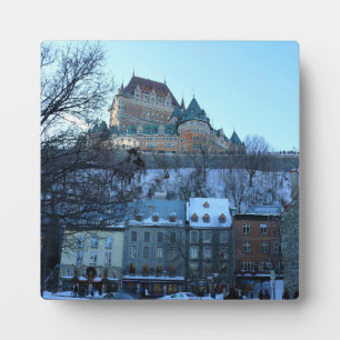 Plaque Photo Old Québec, Québec, Canada