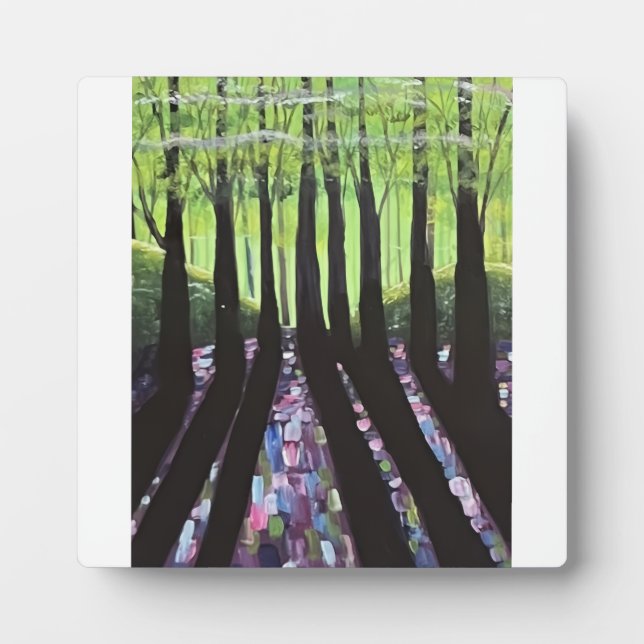 Plaque Photo Ombres forestières (Devant)