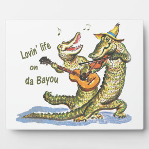 Plaque Photo On da Bayou