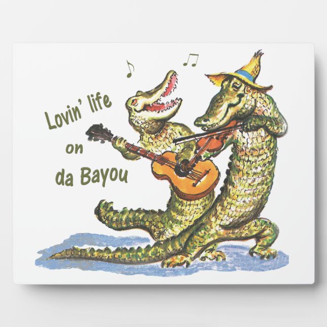 Plaque Photo On da Bayou (Devant)