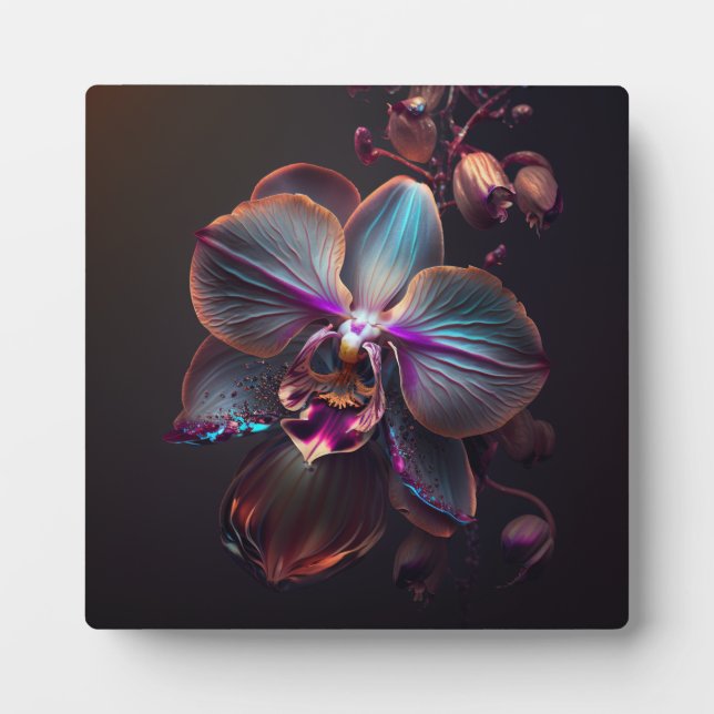 Plaque Photo Orchidée (Devant)