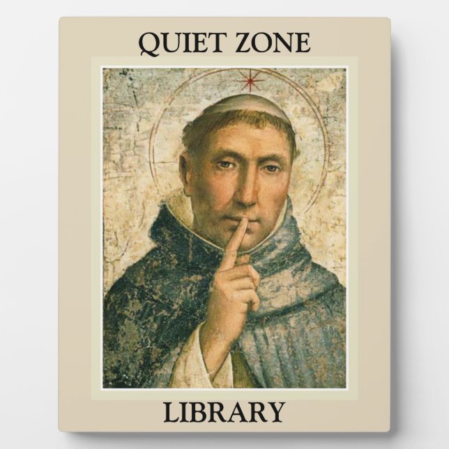 Plaque Photo Ordre dominicain Saint Dominique (Devant)