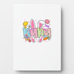 Plaque Photo Oreilles de lapin de Pâques Nana Coquette Bow Lapi