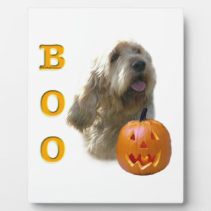 Plaque Photo Otterhound Halloween BOO