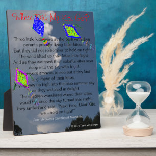 Plaque Photo Où Mon Cerf-volant Est-Il Allé Les Souvenirs D'Enf