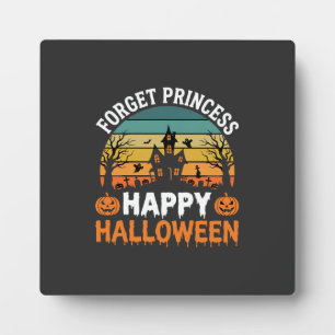 Plaque Photo Oubliez Princesse Joyeux Halloween Maison Hantée D