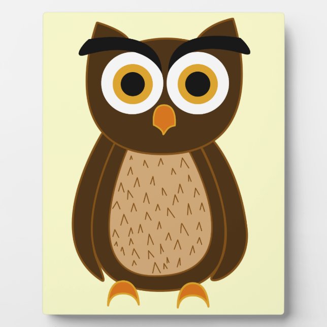 Plaque Photo Owl (Devant)