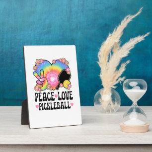 Plaque Photo Paix Amour Pickleball
