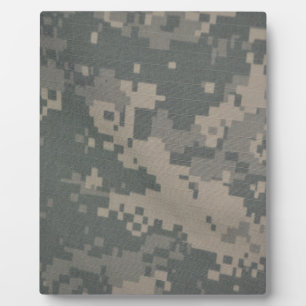 Plaque Photo Paix d'art numérique de troupes de camouflage de