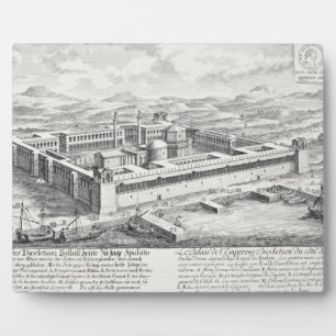 Plaque Photo Palais de Dioclétien (245-313), Split, Yougoslavie