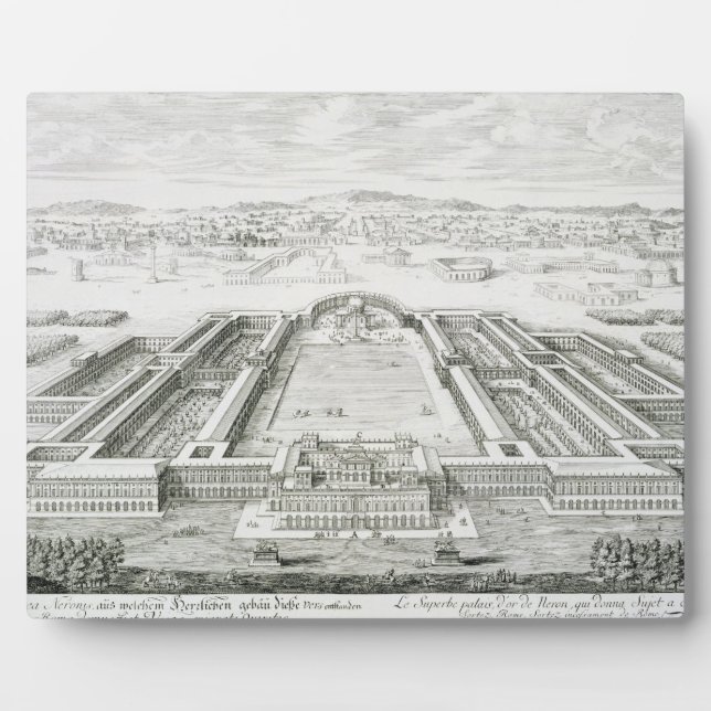 Plaque Photo Palais d'or de l'empereur Néron (AD 54-68), Rome (Devant)