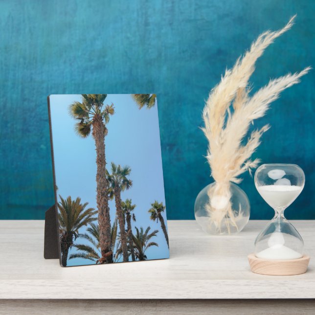 Plaque Photo Palmiers d'été (Côté)