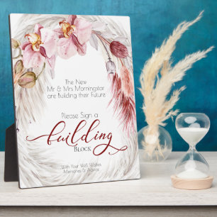 Plaque Photo Pampas Pâte Pâte Pâte Pâte Pâte Pâte Rustique Burg