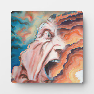 Plaque Photo Panic Waves peinture à l'huile