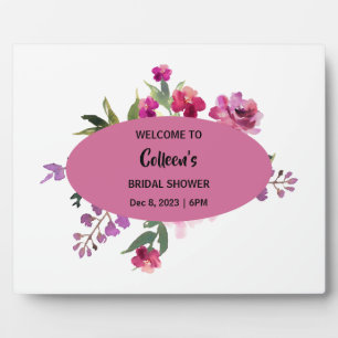 Plaque Photo Panneau de bienvenue pour la fête de mariage avec