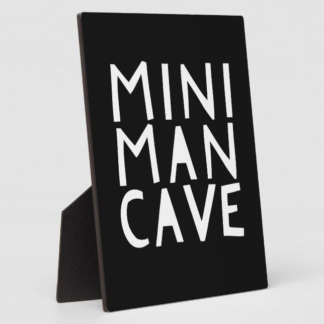 Plaque Photo Panneau de chambre d'enfant Mini Man Cave  (Côté)