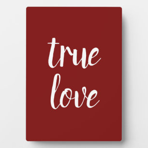 Plaque Photo Panneau "True Love"