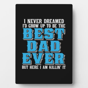 Plaque Photo Papa Cadeau Fier Le Meilleur Père Jamais