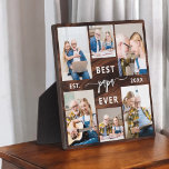 Plaque Photo Papa Grand-père Petits-enfants Wood Photo Collage<br><div class="desc">Célébrez le lien spécial entre Papa et ses petits-enfants avec notre plaque "Papa grand-père petits-enfants photo collage". Cette plaque personnalisée met en valeur une collection de photos chères, capturant des moments précieux et des souvenirs partagés entre Papa et ses petits-enfants bien-aimés. Le titre chaleureux "Papa" bien en vue ajoute une...</div>