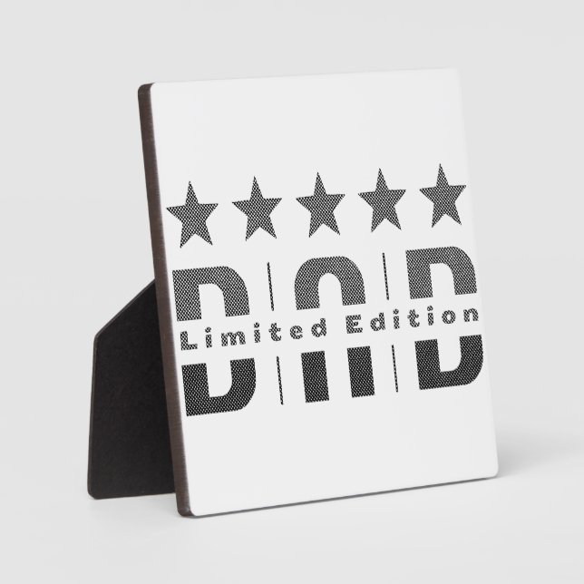 Plaque Photo Papa Limited Edition (Recto)