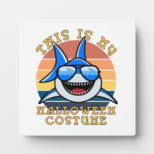 Plaque Photo Papa Requin Soleil Couchant Épouvantable Drôle (Devant)
