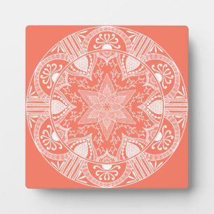 Plaque Photo Papaya Mandala