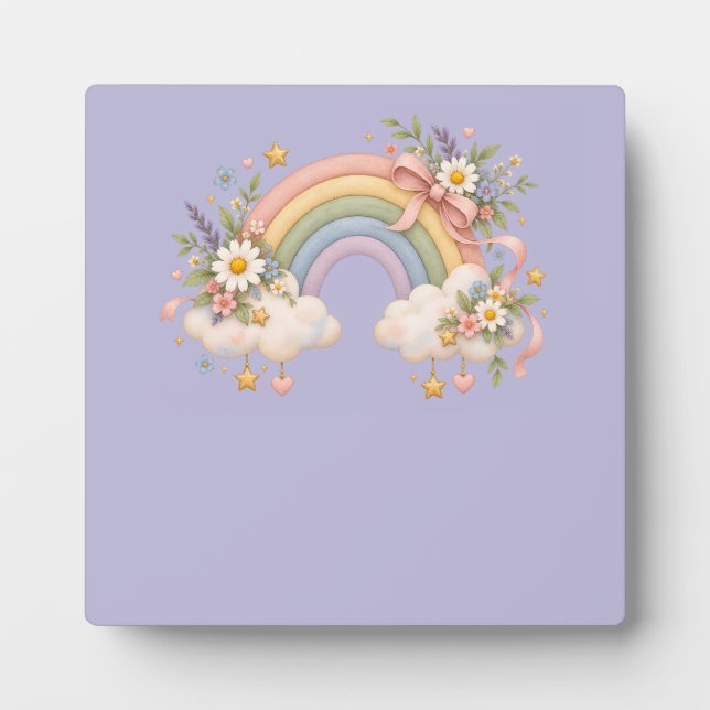 Plaque Photo Papeterie Arc-en-ciel Pastel (Devant)