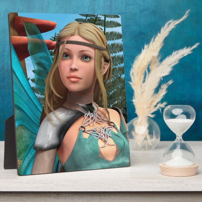 Plaque Photo Papillon de fée (Côté)