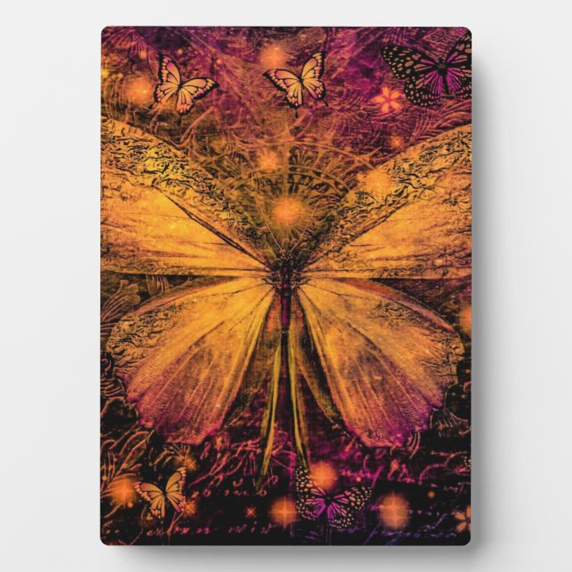Plaque Photo Papillon victorien (Devant)