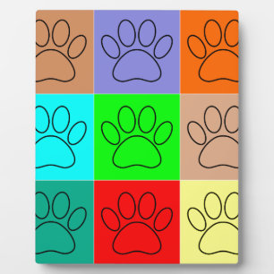 Plaque Photo Paquets De Chiots Mignons En Carré