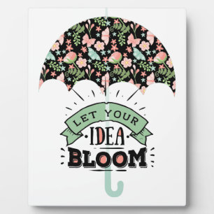 Plaque Photo Parapluie Idea Bloom