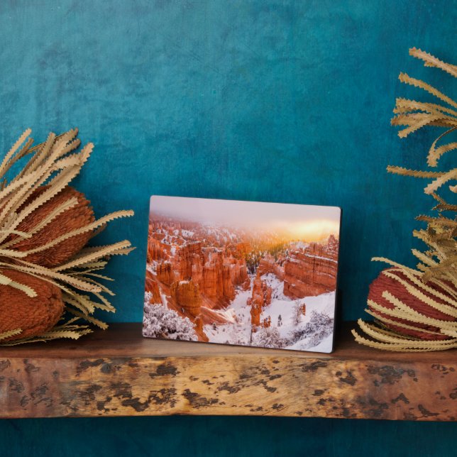 Plaque Photo Parc national du Bryce Canyon (Côté)