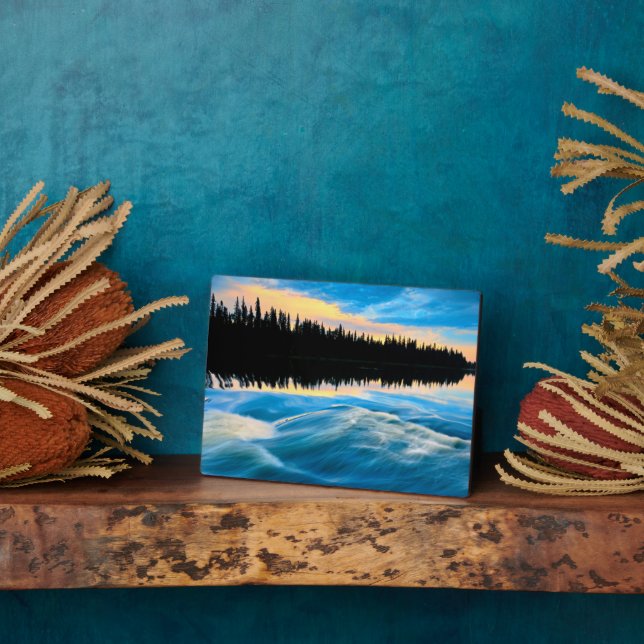 Plaque Photo Parc provincial de Pisew Falls | Canada (Côté)