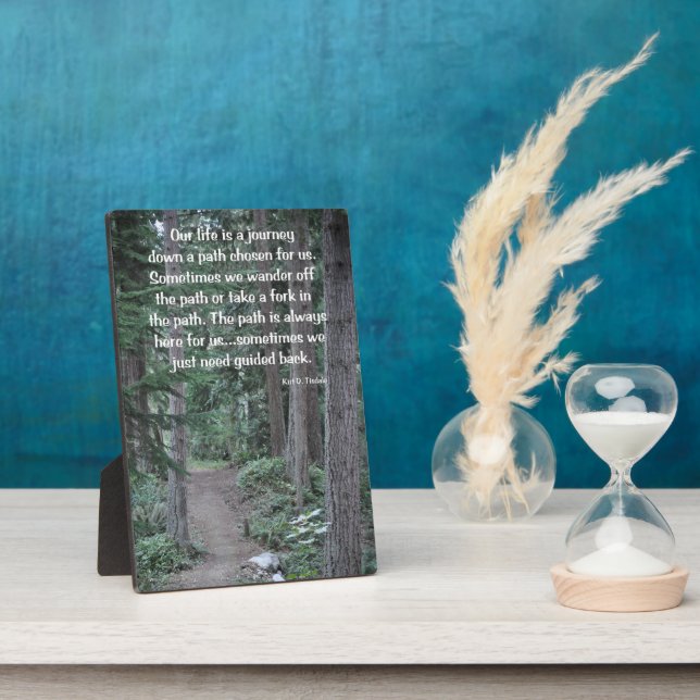 Plaque Photo Parcours le chemin (Côté)