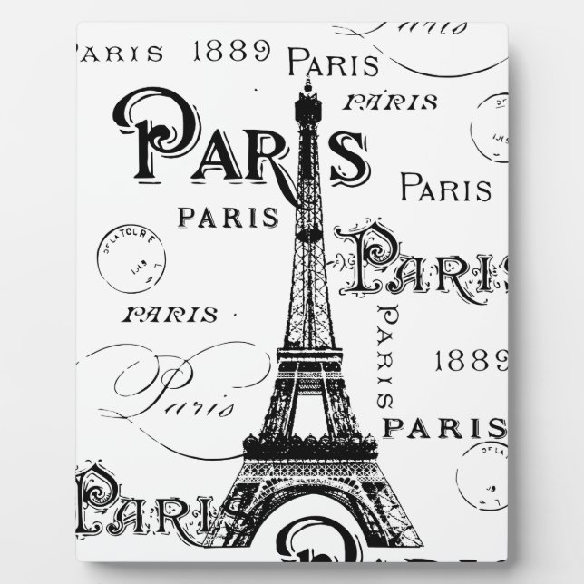 Plaque Photo Paris France Gifts and Souvenirs (Devant)